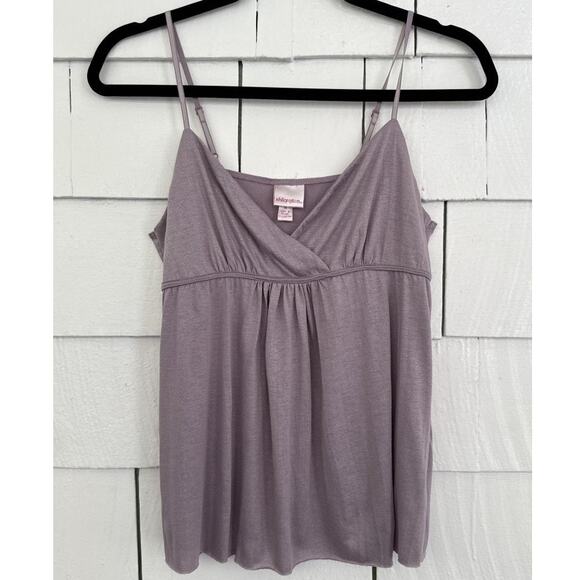 Vintage Xhilaration Women Med Y2K Purple Glitter Babydoll Cami Soft Glam Sparkly - Picture 1 of 7